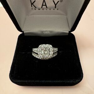 Neil Lane Diamond Engagement Ring and Band